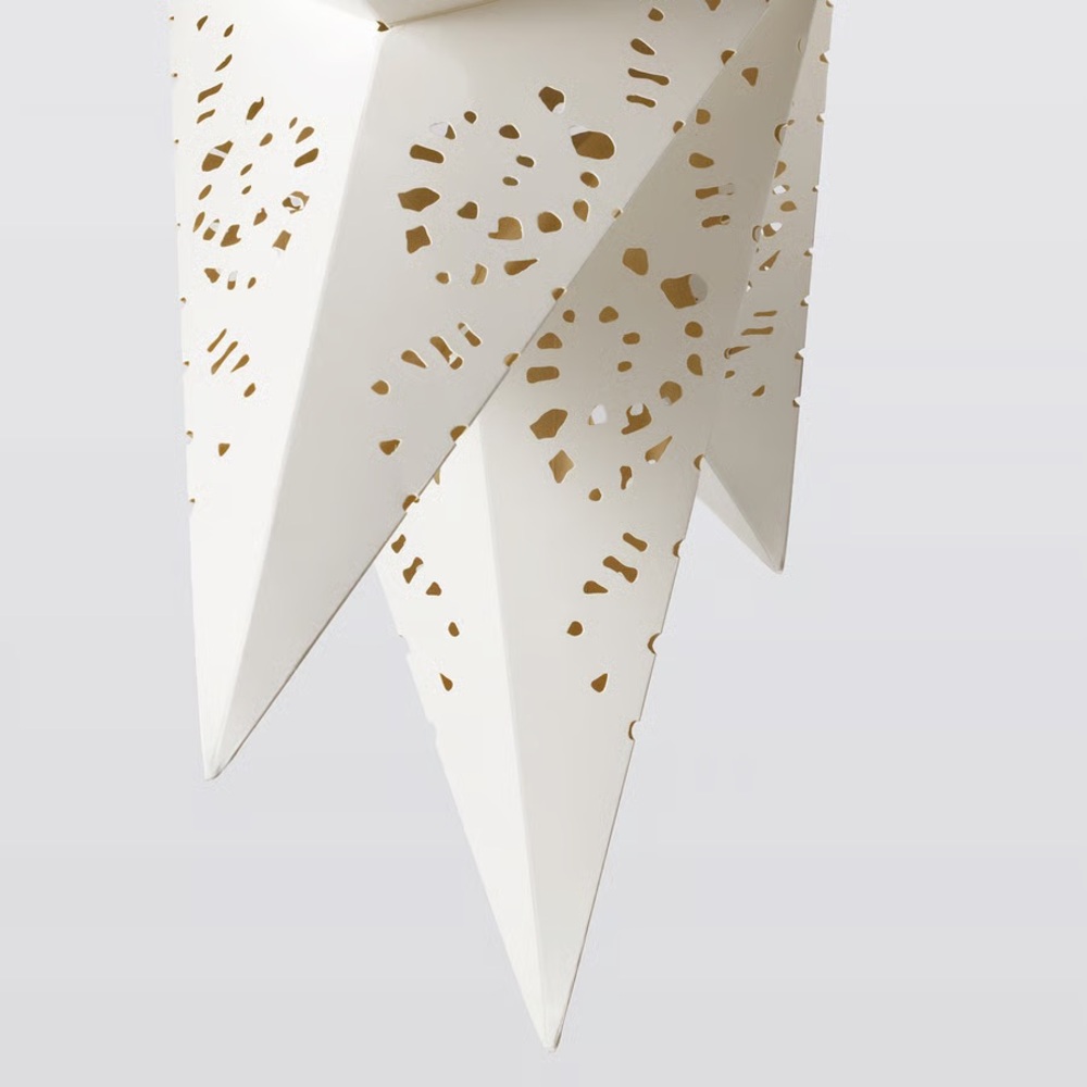 Star Lantern STRÅLA
Lamp shade, lace white, 28 " - Picture 3 of 3